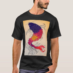 Große bunte Fische T-Shirt