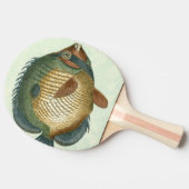 Große bunte Fische Tischtennis Schläger (Seitenansicht)