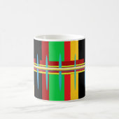 Große, bunte moderne Kunst Kaffeetasse (Mittel)