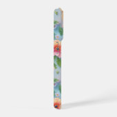 Große bunte Papierblumen iPhone Hülle (Rechte Seite)