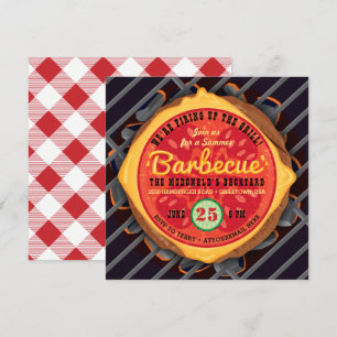 Große Burger-Barbecue-Einladung Einladung