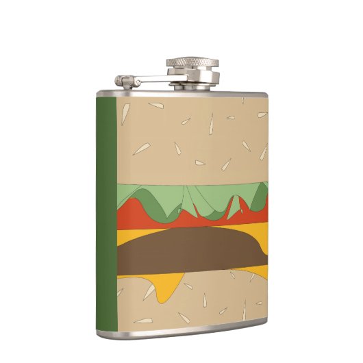 Große Burger-Übernahme-Flasche Flachmann (Rechts)