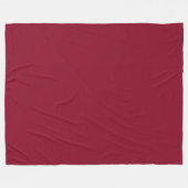 Große burgunderrote Fleece-Decke Fleecedecke (Vorderseite (Horizontal))