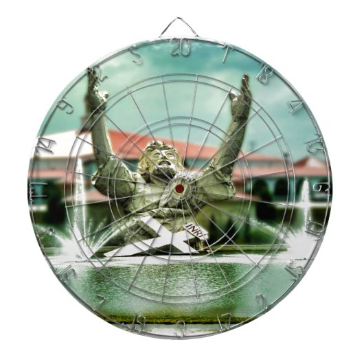 Große Butterjesus-Landung Jesus Dartscheibe (vorne)