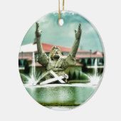 Große Butterjesus-Landung Jesus Keramik Ornament (Links)