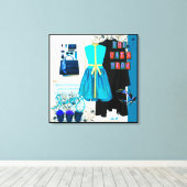 Große Canvas-Drucke: Erstellen Sie eine Anweisung Leinwanddruck (Insitu (Holzboden))