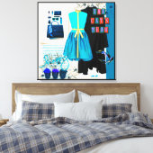 Große Canvas-Drucke: Erstellen Sie eine Anweisung Leinwanddruck (Insitu (Schlafzimmer))