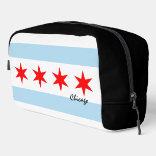 Große Chicago-Tasche, Mode, Chicago-Flagge Waschbeutel