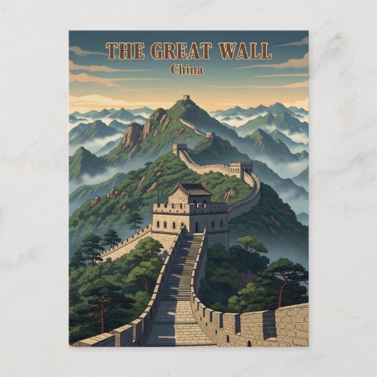 große China Postkarte (Vorderseite)