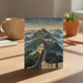 große China Postkarte