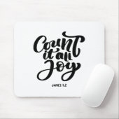 Große Christliche zählen Es Alles Freude Mousepad (Mit Mouse)