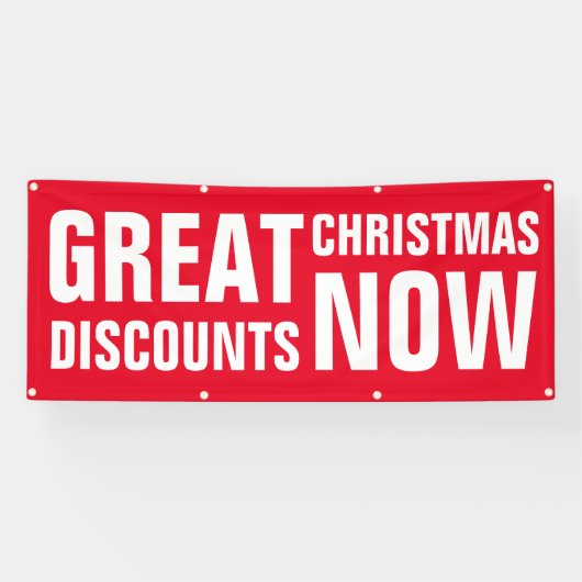 GROSSE CHRISTMAS-ERMÄSSIGUNGEN BANNER (Horizontal)