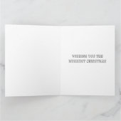 Große Color Me Weihnachtskarte für Kinder Dankeskarte (Innenseite)