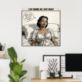 Große Comic Poster aus den 50er Jahren (Heimbüro)