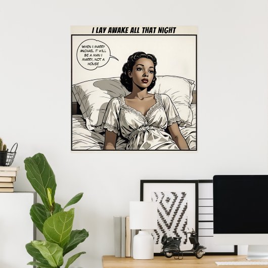 Große Comic Poster aus den 50er Jahren (Heimbüro)