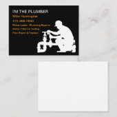 Große Coole Klempner-Service-Visitenkarten Visitenkarte (Vorne/Hinten)