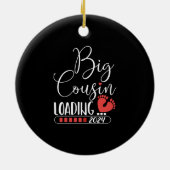 Große Cousin laden 2024 für die Ankündigung einer Keramik Ornament (Hinten)