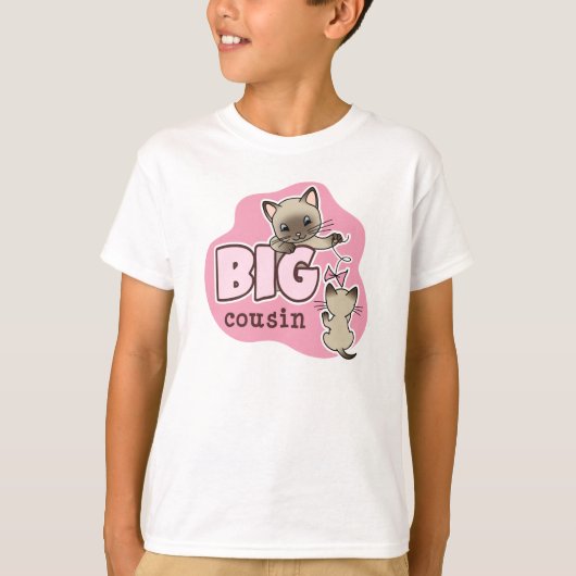 Große CousinKittykatze T-Shirt (Vorderseite)