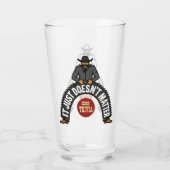 Große Cowboys Weiß & Schwarz Glas (Rückseite)