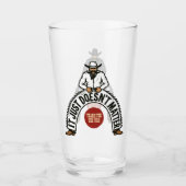 Große Cowboys Weiß & Schwarz Glas (Vorderseite)