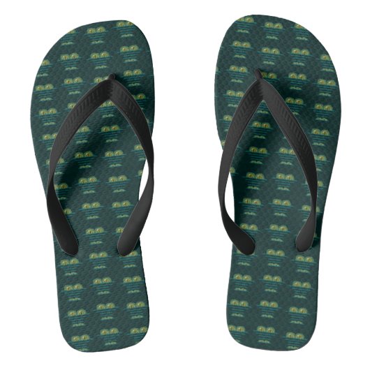 Große Croc Flip Flops Badesandalen (Fußbett)