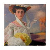 Große Dame Fliese (Vorderseite)