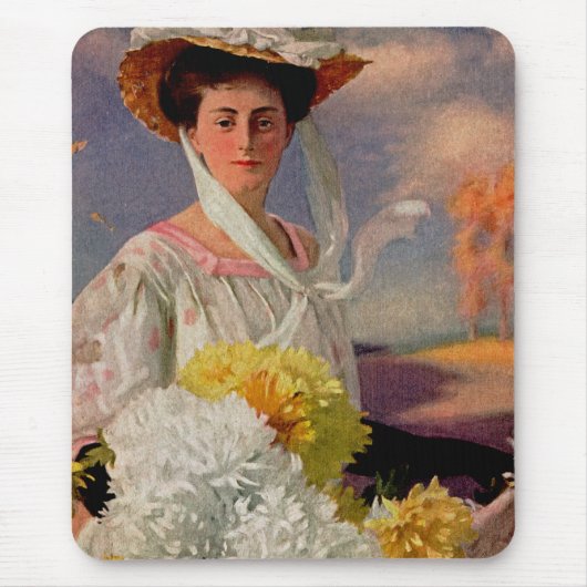 Große Dame Mousepad (Vorne)