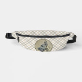 Große Dan-Malerei Brindle Original Hunde Kunst Bauchtasche (Vorderseite)