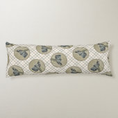 Große Dan-Malerei Brindle Original Hunde Kunst Seitenschläferkissen (Rückseite)