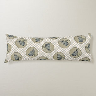 Große Dan-Malerei Brindle Original Hunde Kunst Seitenschläferkissen