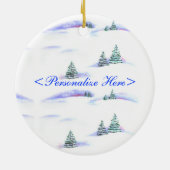 Große Dan-Zirkel-Ornament Keramik Ornament (Hinten)