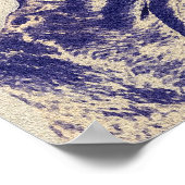 große dane-blaue Skizze Poster (Ecke)