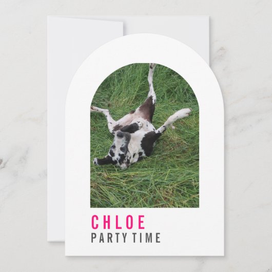 Große Dane-Einladung Einladung (Vorderseite)