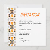 Große Dane-Einladung Einladung (Rückseite)