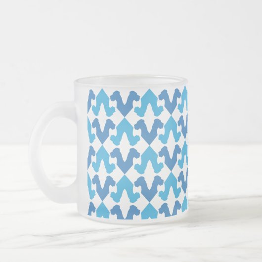 Große Däne Geschenke Mattglastasse (Links)