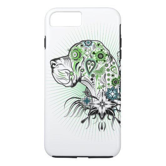 Große Dane-Illustration Case-Mate iPhone Hülle (Rückseite)