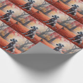 Große Däne im Herbstausfall Inspiriert Geschenkpapier (Ecke)