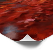 Große Däne im Herbstausfall Inspiriert Poster (Ecke)