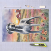 Große Däne in der Landschaft Bliss Decoupage Seidenpapier (Handwerk)