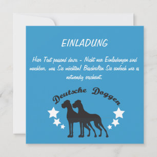 Große Däne Karten Deutsche Sprache