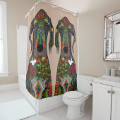 Große Dane-Liebe Duschvorhang (Beispiel)