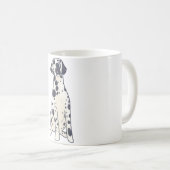 Große dane Magie Kaffeetasse (VorderseiteRechts)