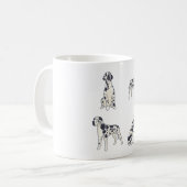 Große dane Magie Kaffeetasse (Vorderseite Links)