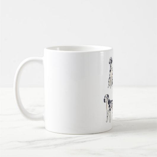 Große dane Magie Kaffeetasse (Links)