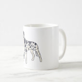 Große dane Magie Kaffeetasse (VorderseiteRechts)