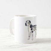 Große dane Magie Kaffeetasse (Vorderseite Links)