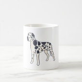 Große dane Magie Kaffeetasse (Mittel)