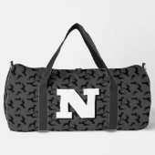 Große Dane Monogrammierte Duffle Bag (Vorderseite)