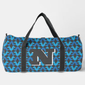 Große Dane Monogrammierte Duffle Bag (Vorderseite)