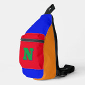 Große Dane Monogrammierte Duffle Bag Crossbody Bag (Rechte Ecke)